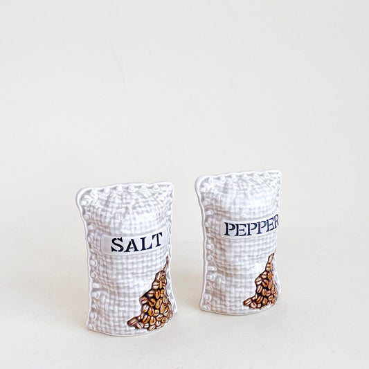 Salière poivrière sacs de café