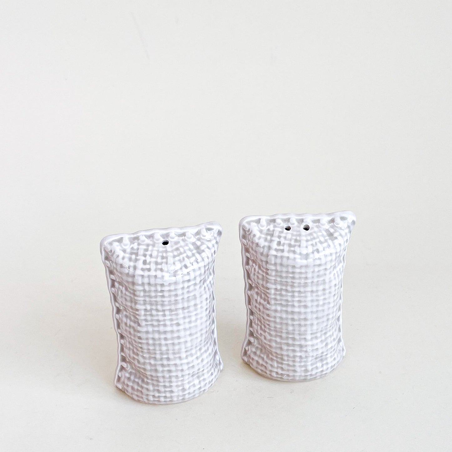 Salière poivrière sacs de café