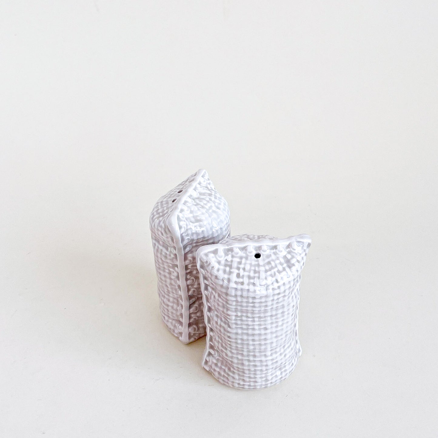 Salière poivrière sacs de café