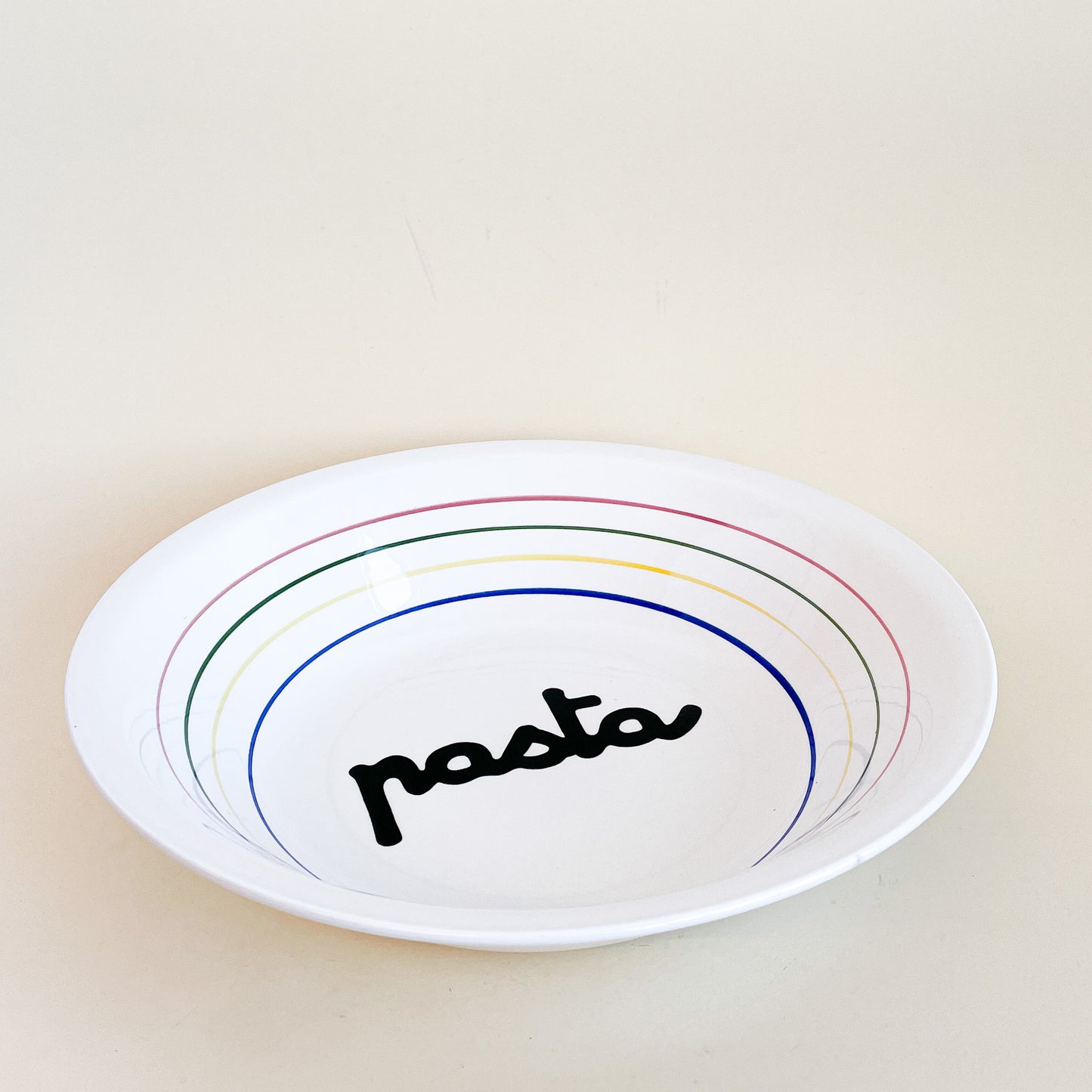 Ceramic pasta bowl