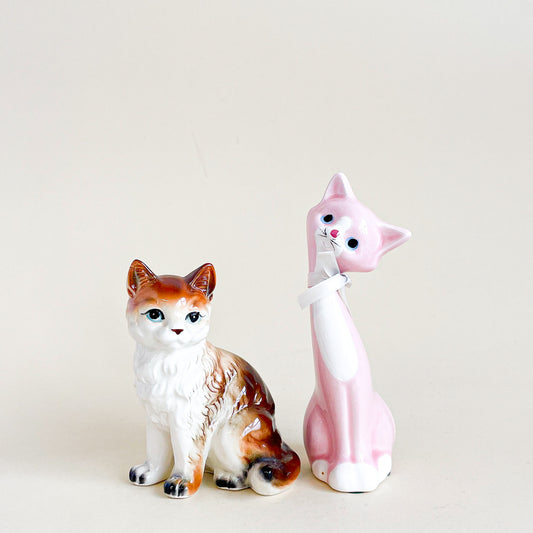 Petits chats en céramique