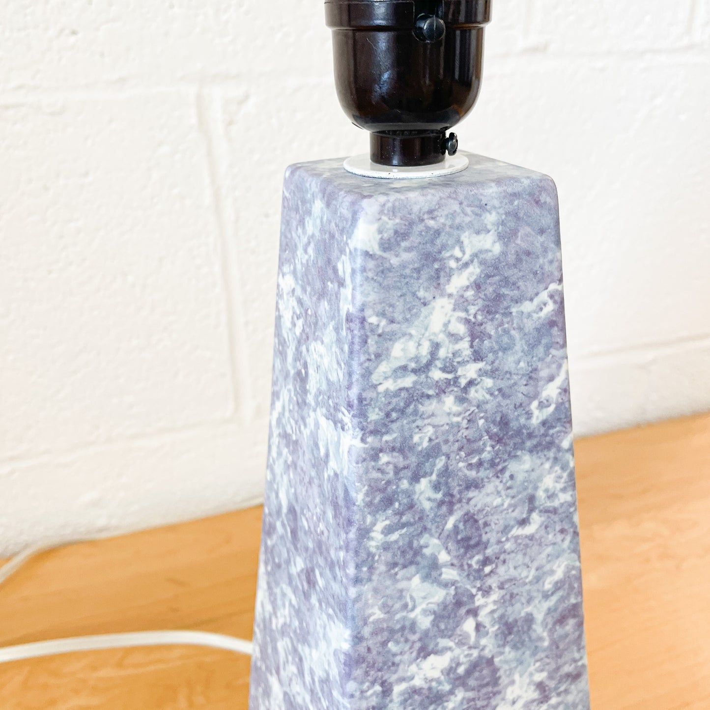 Purple speckled lamps