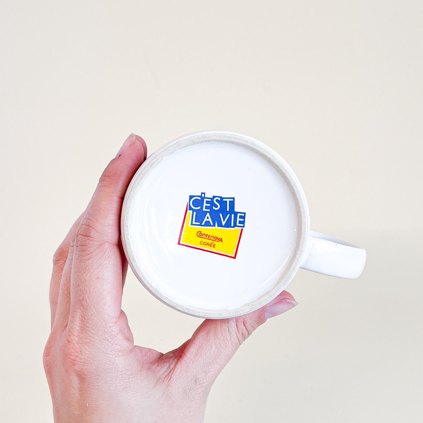 Tasse Quelle chance il en reste encore la moitié