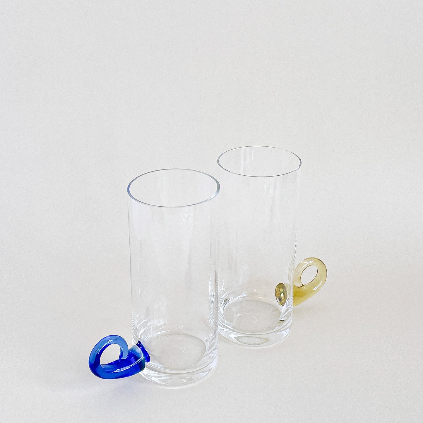 Highball tumblers with handles