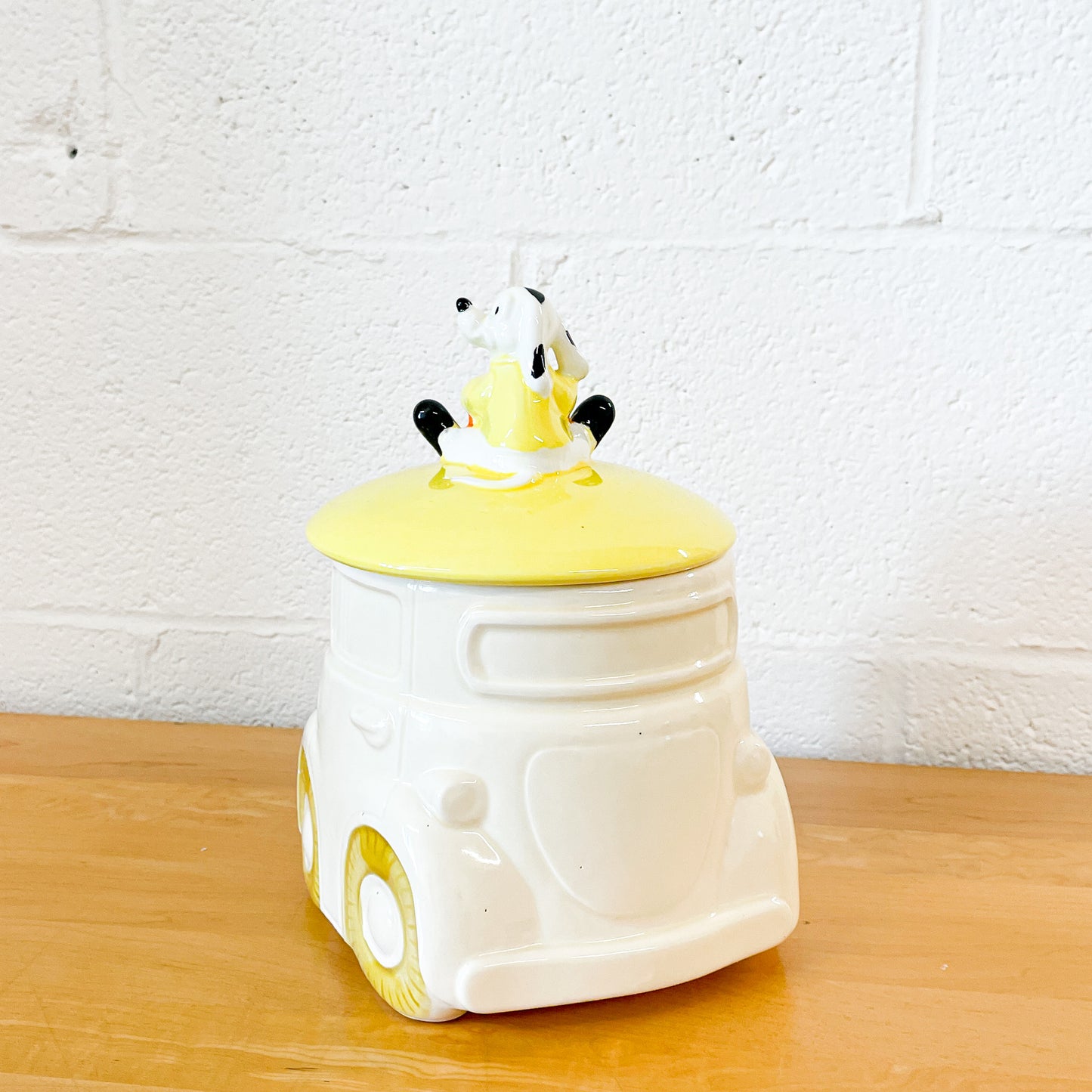 Dog car driver cookie jar