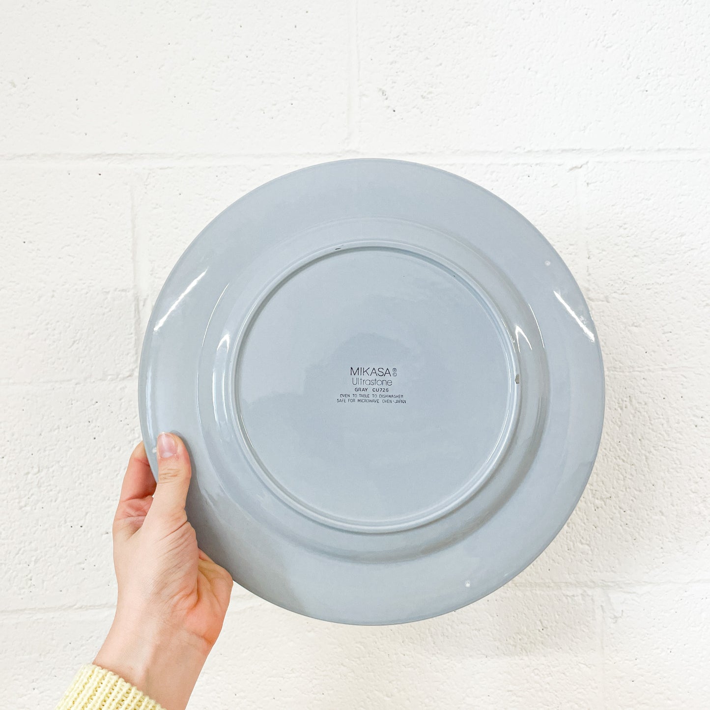 Large speckled Mikasa plate