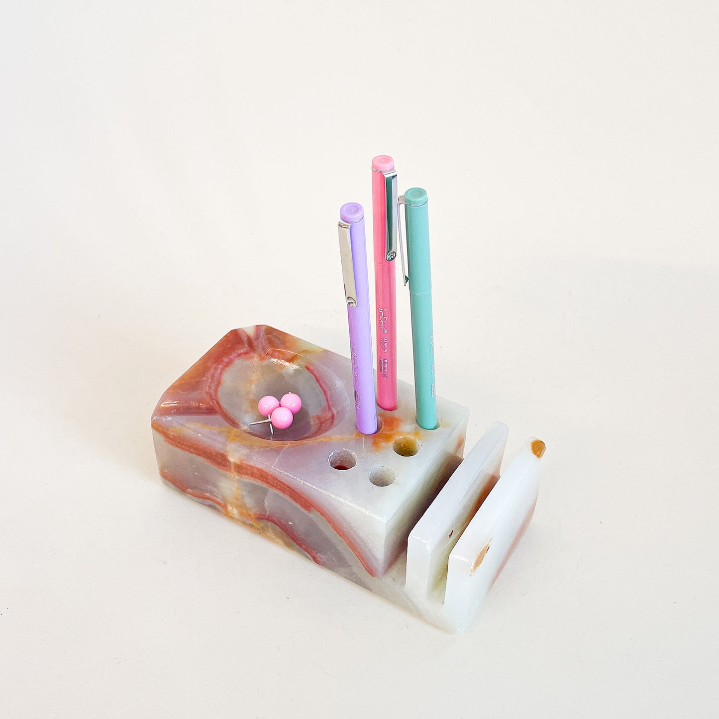 Onyx desk organizer