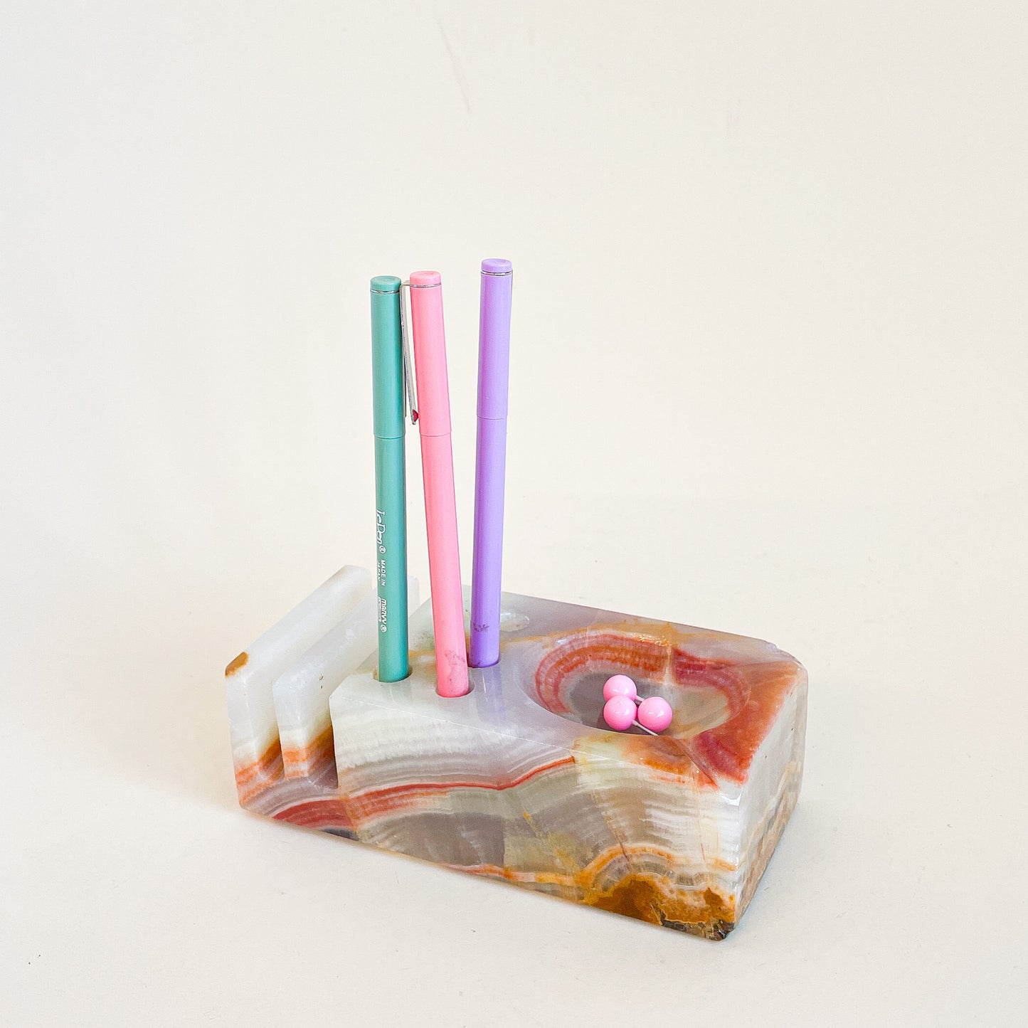 Onyx desk organizer