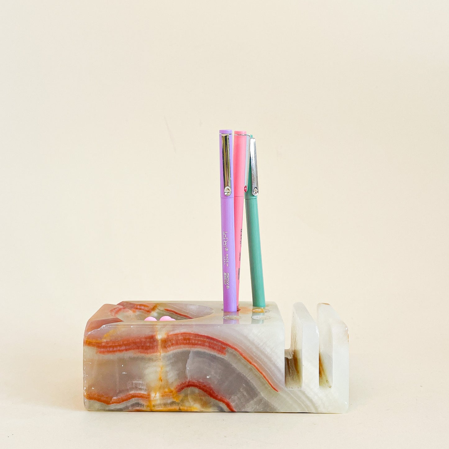 Onyx desk organizer