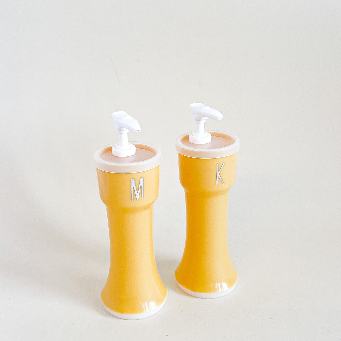 Crownware condiment bottles