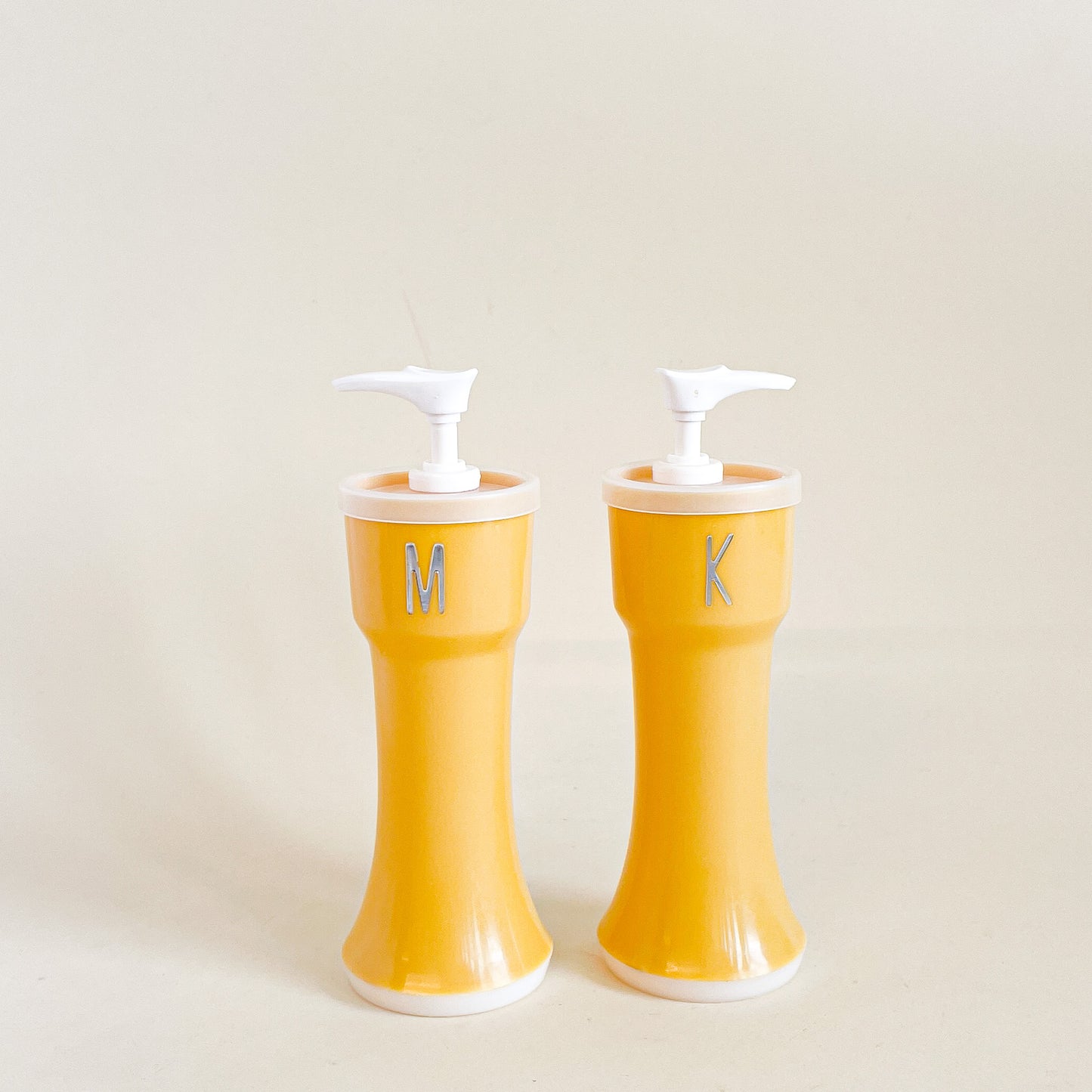 Crownware condiment bottles