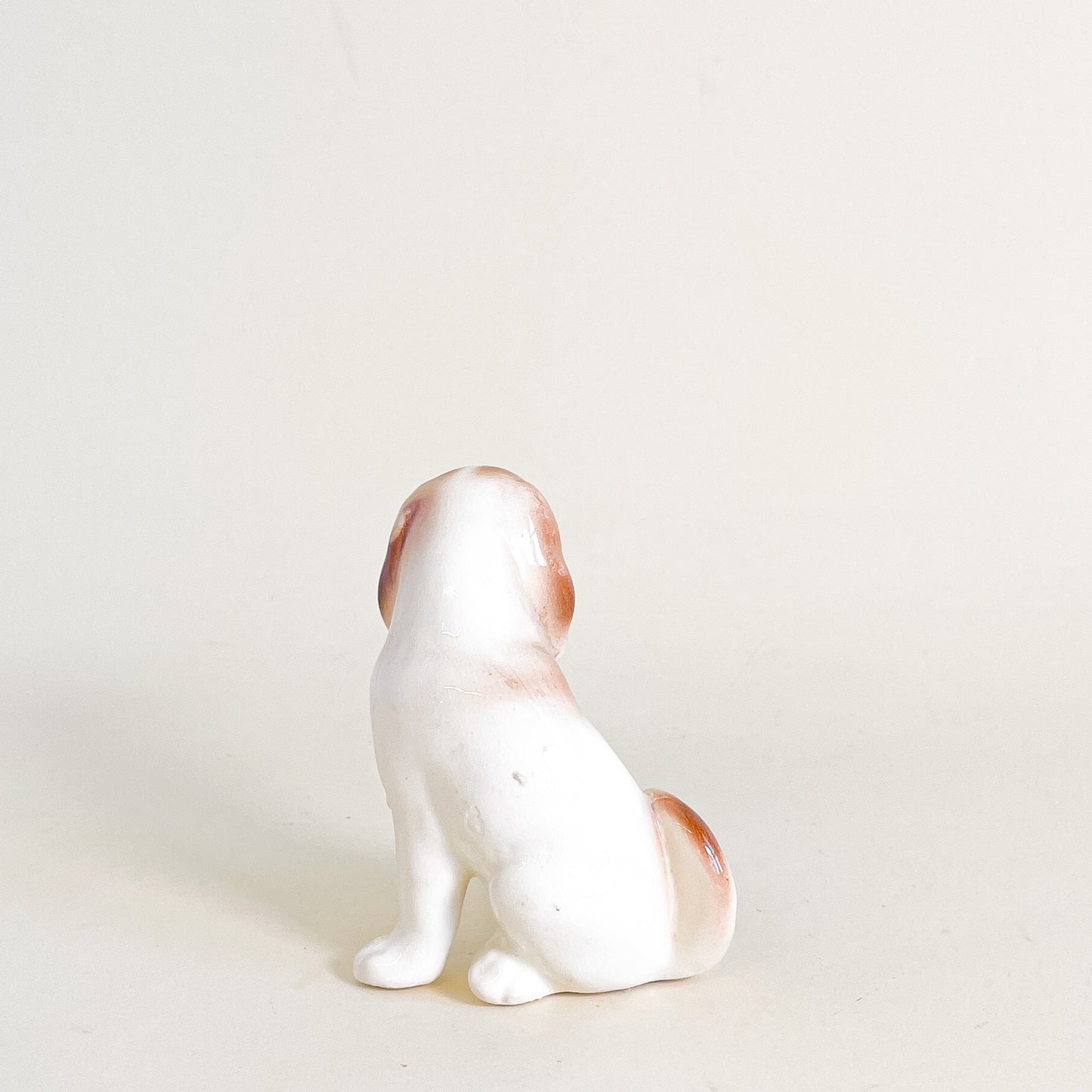 Small ceramic dog paw raised