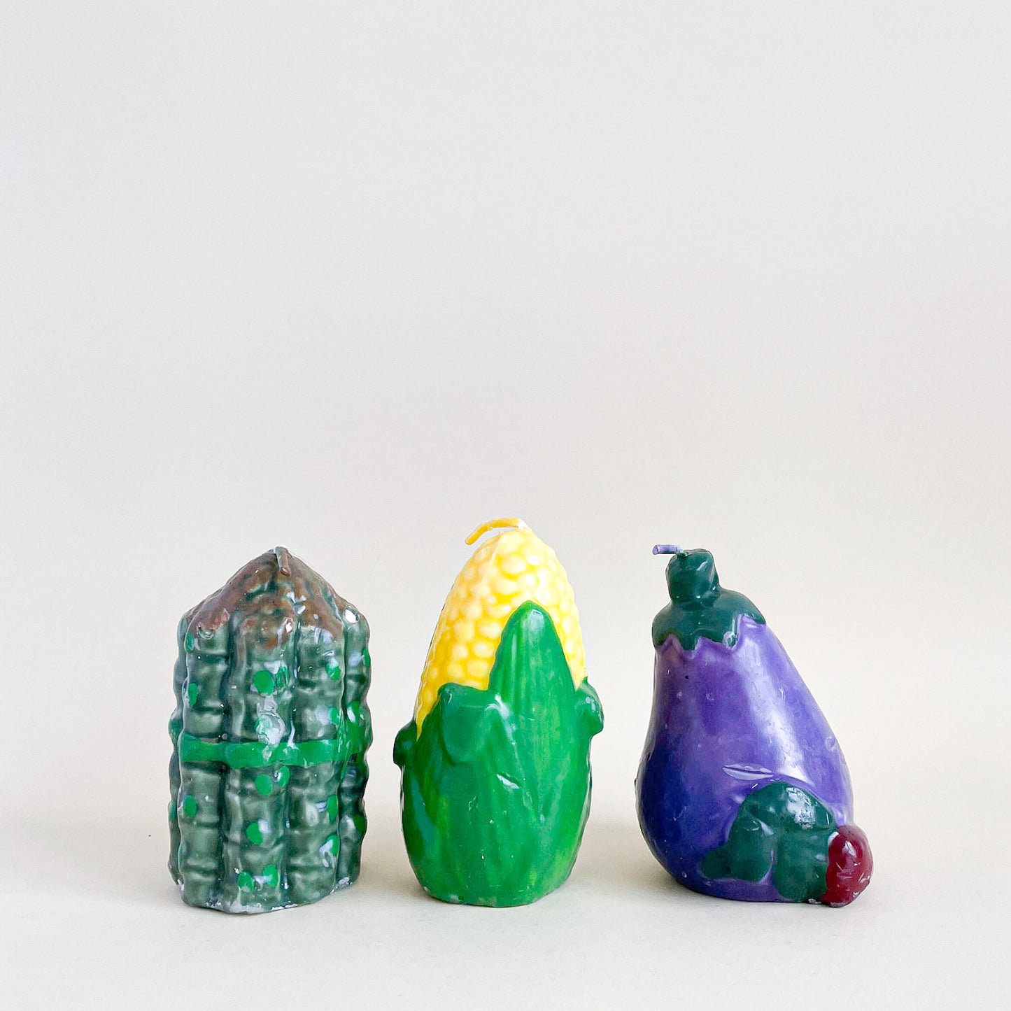 Vegetable candles trio