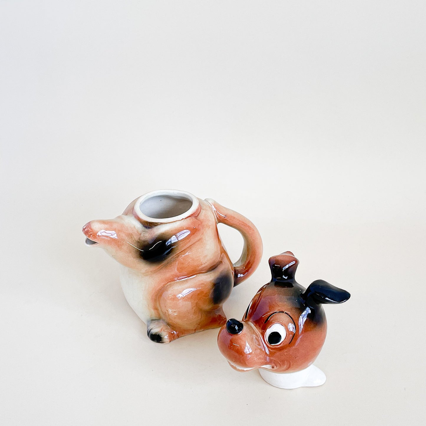 Stafford dog teapot 1951