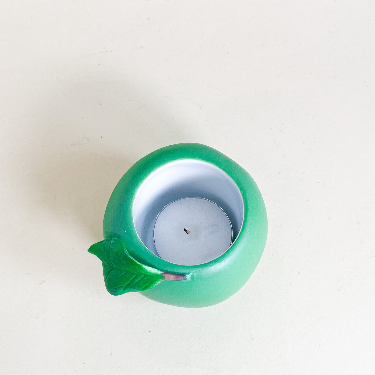 Party Lite green apple candle holder
