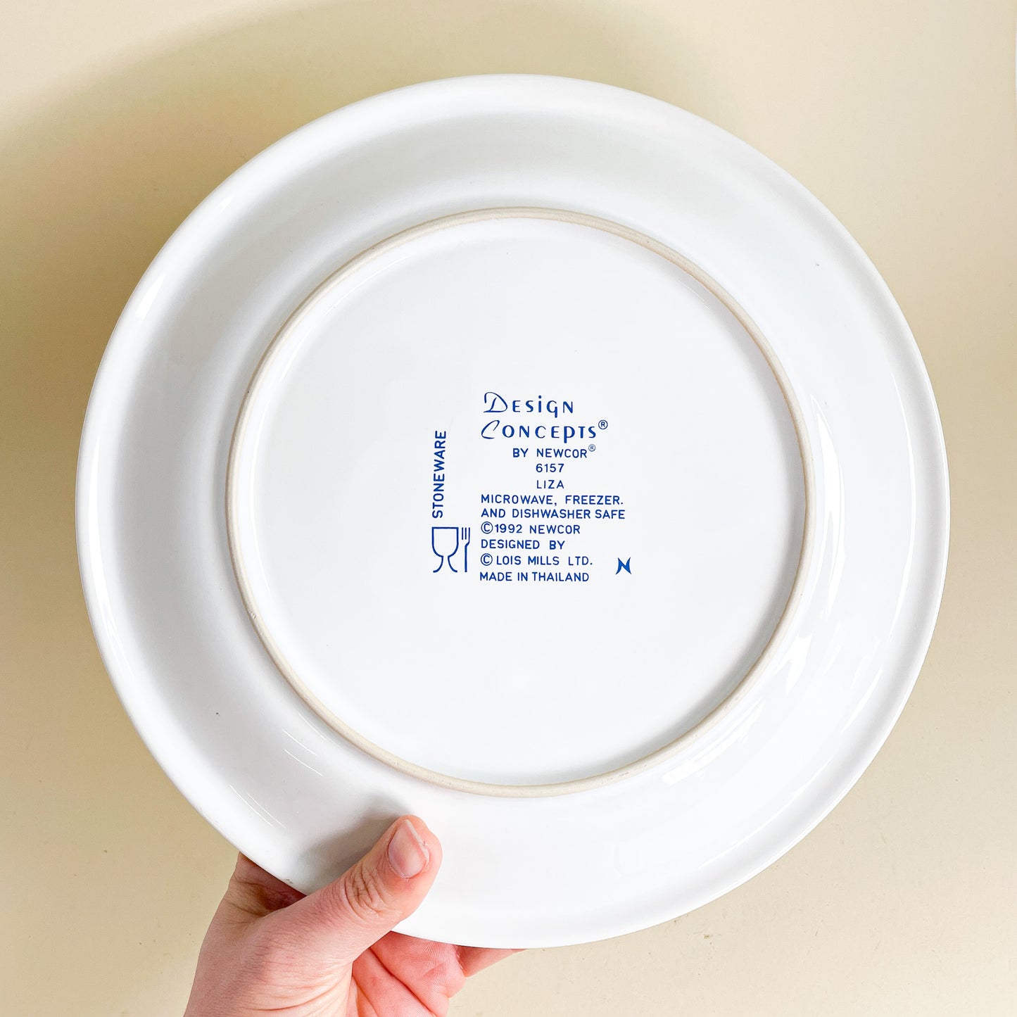 Lois Mills 1992 dinner plates