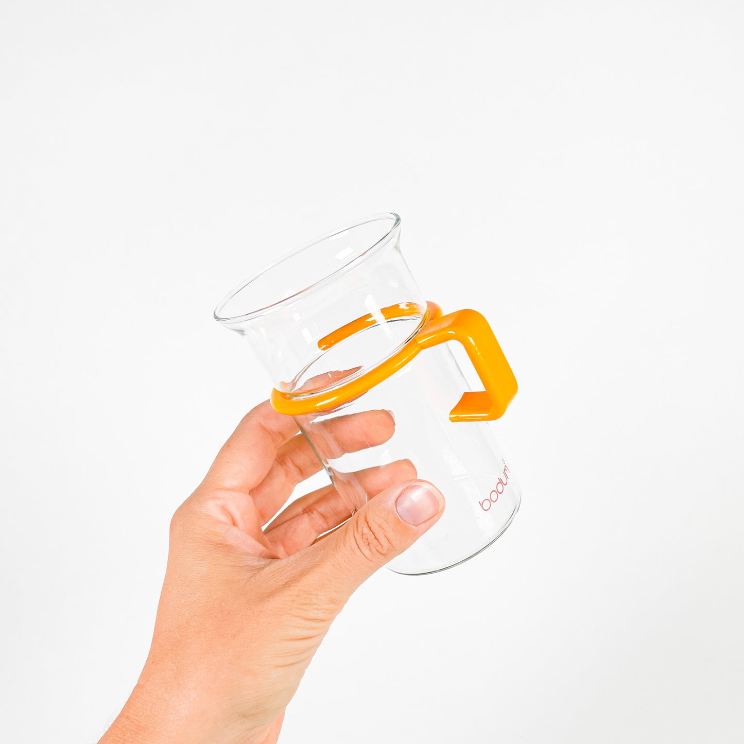 Tall yellow Bodum mugs duo