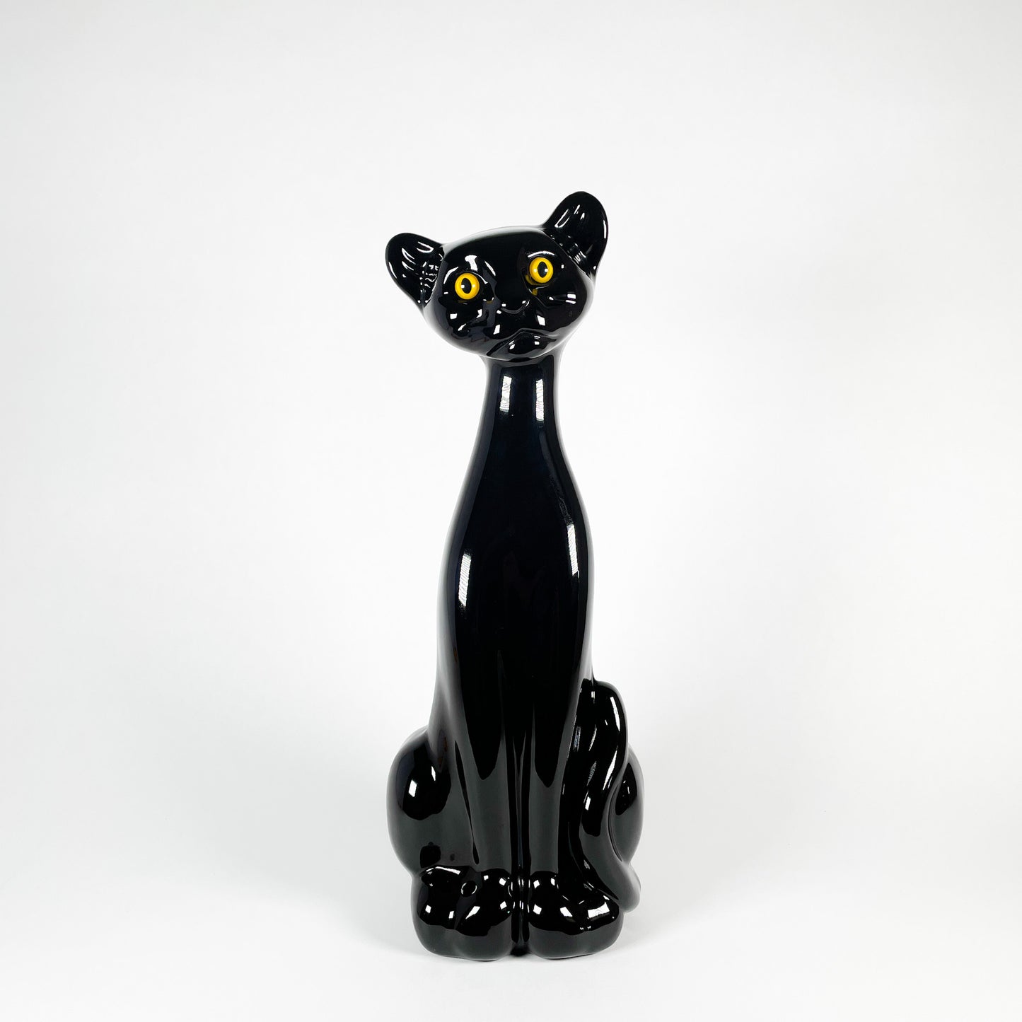 Large ceramic panther