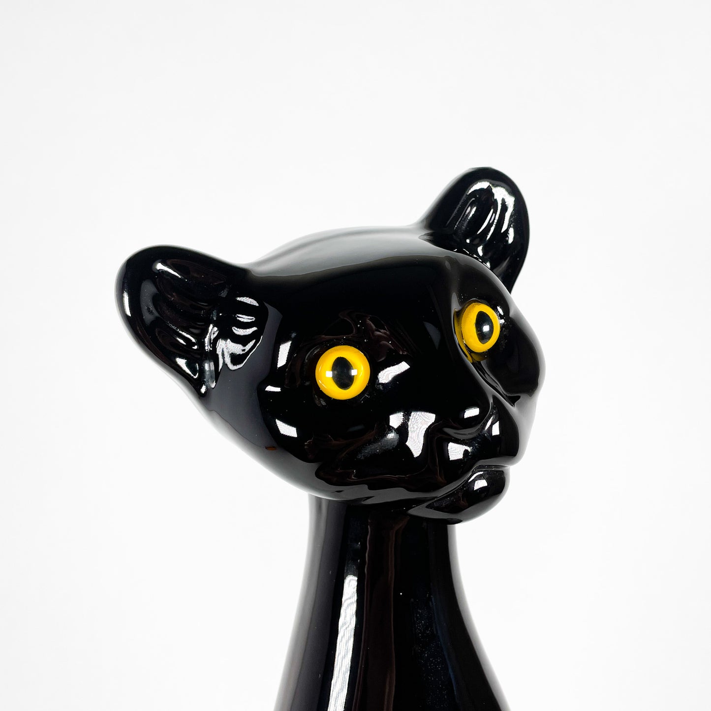 Large ceramic panther