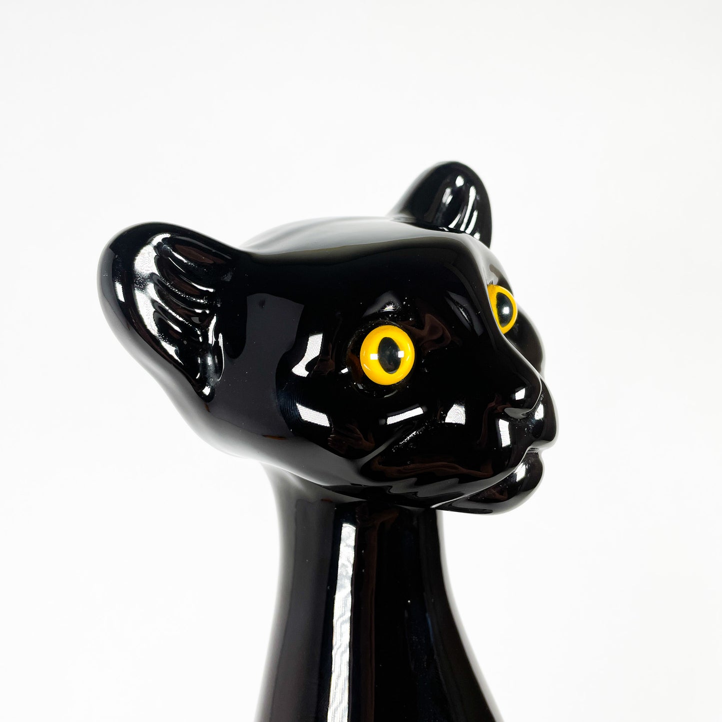 Large ceramic panther