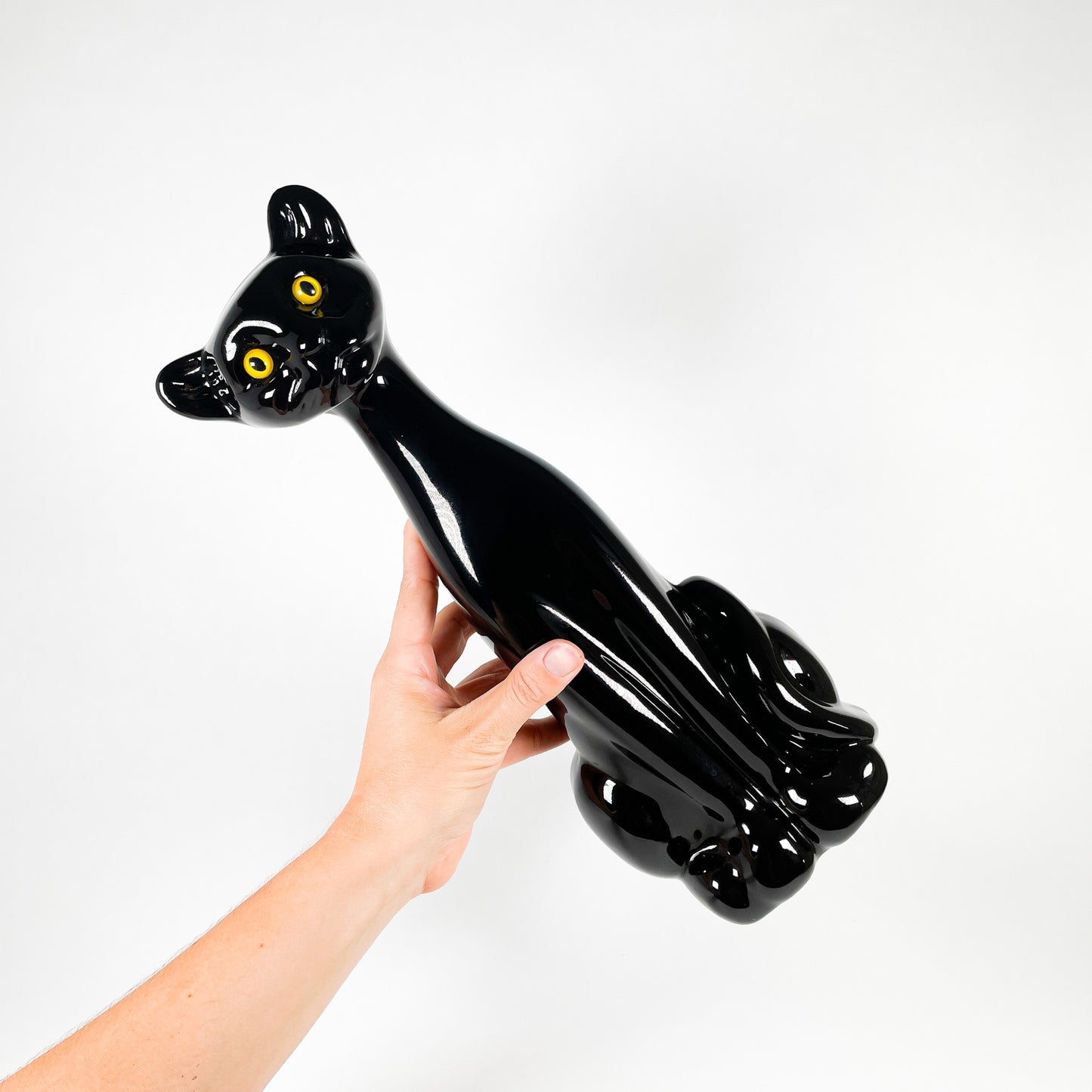 Large ceramic panther