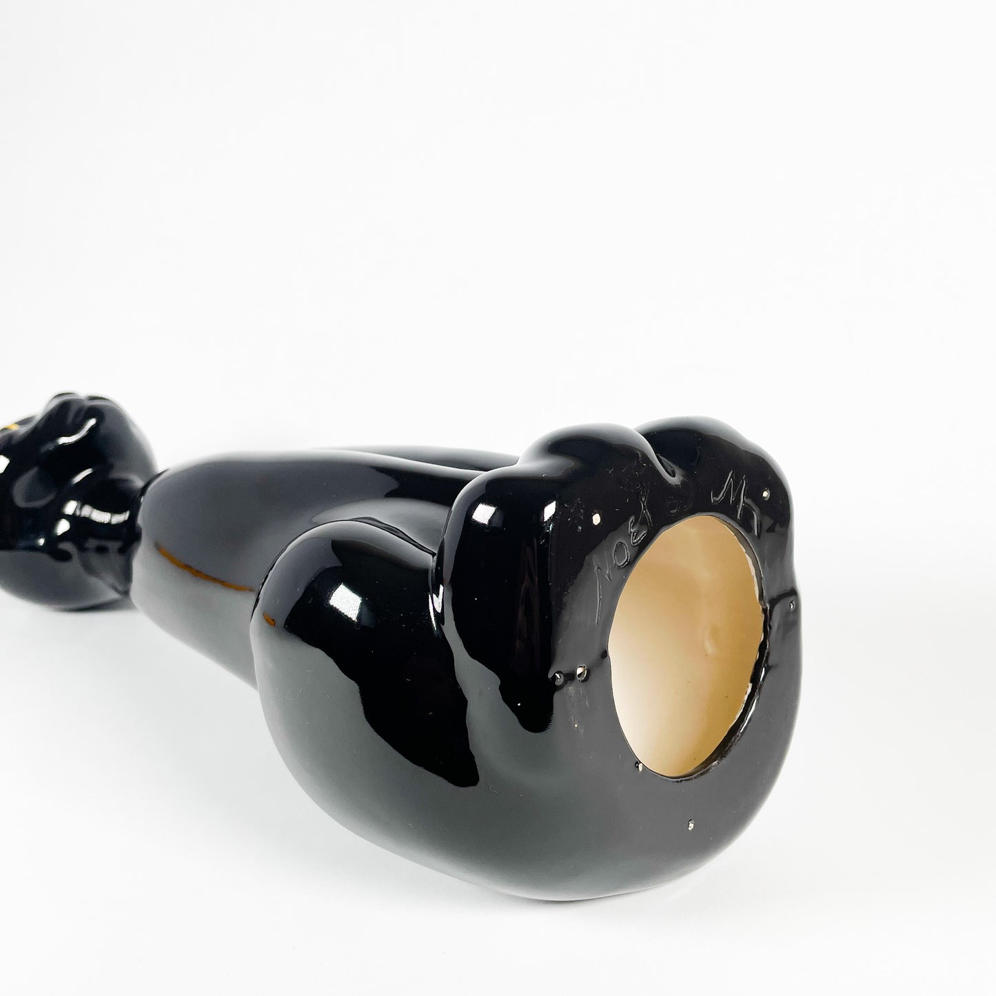 Large ceramic panther