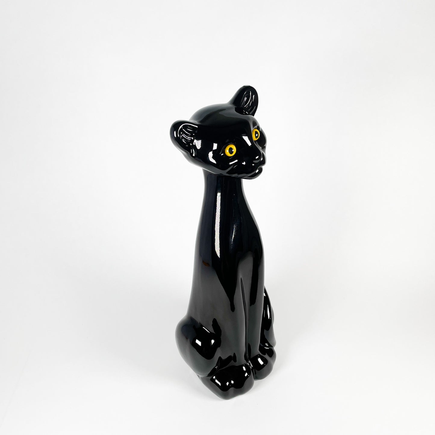 Large ceramic panther