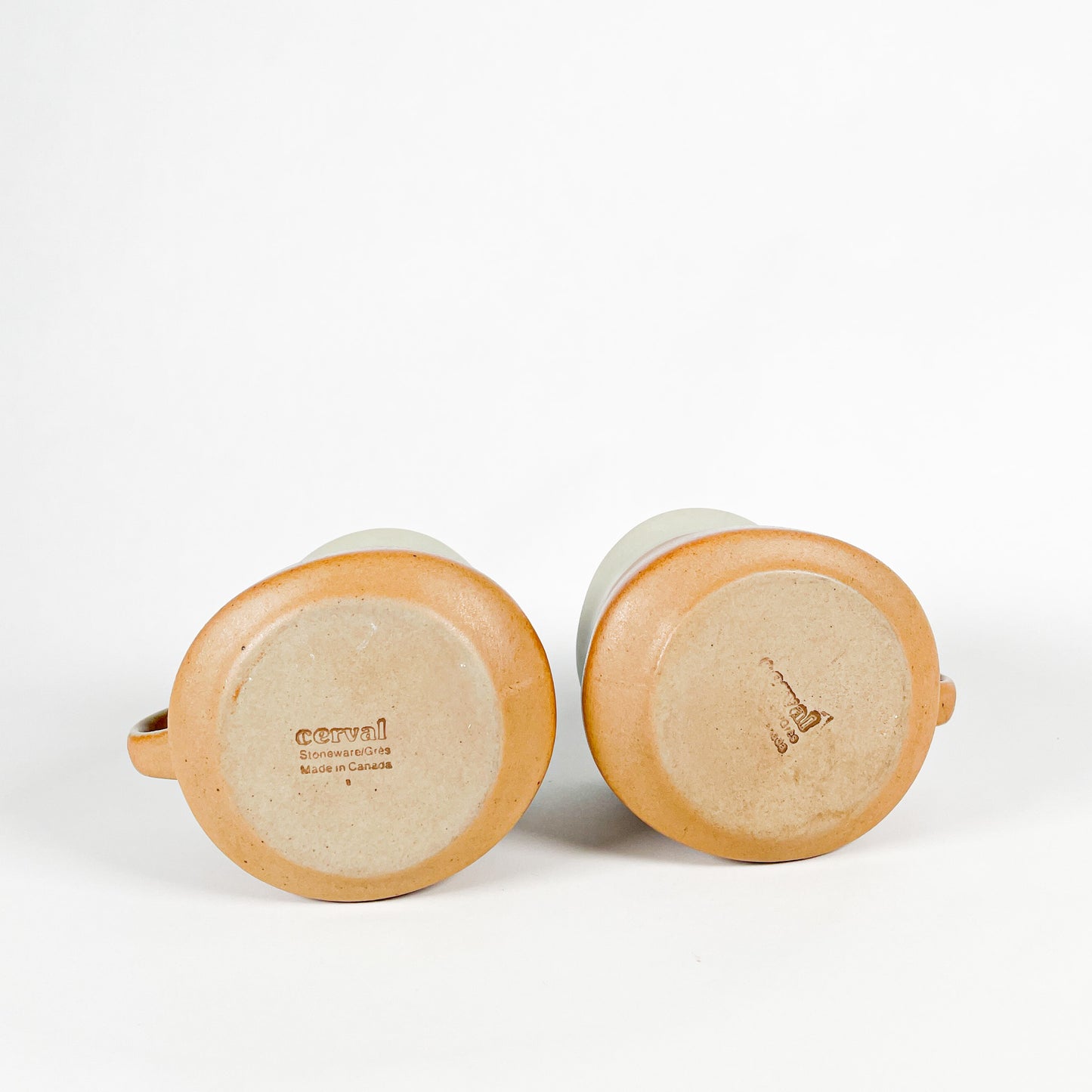 Cerval stoneware mugs duo