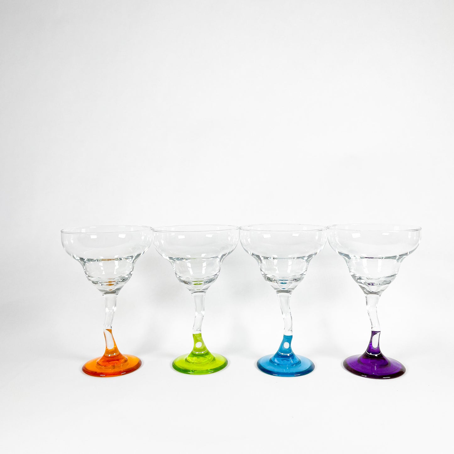 Libbey zig-zag margarita glasses