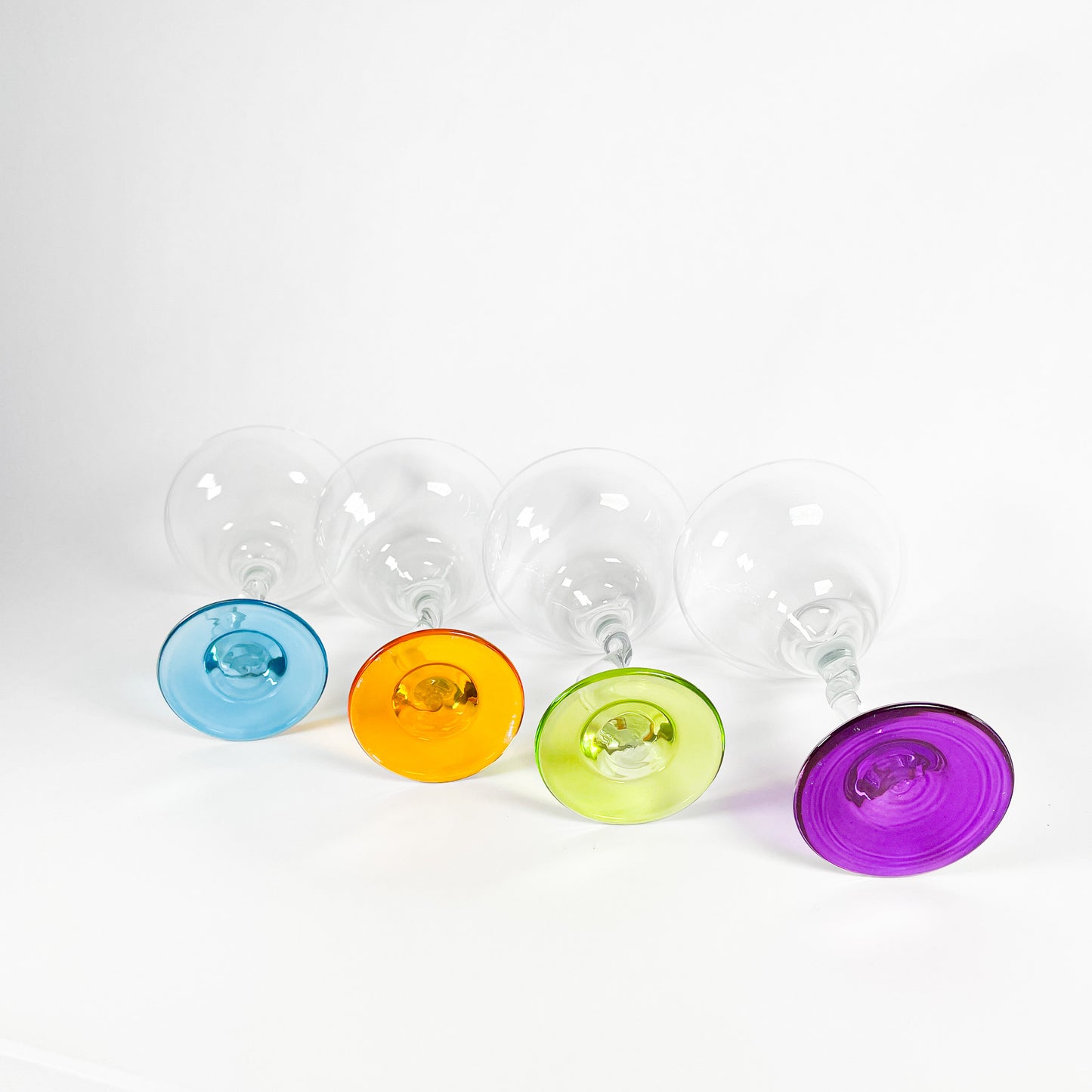 Libbey zig-zag margarita glasses