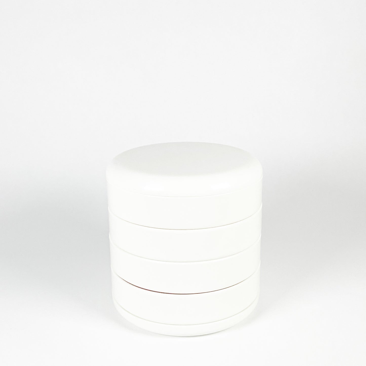 White swivel storage