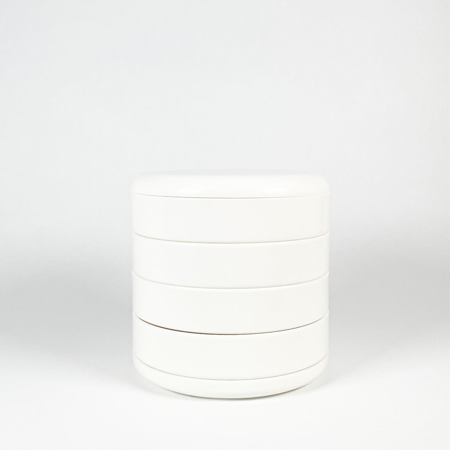 White swivel storage