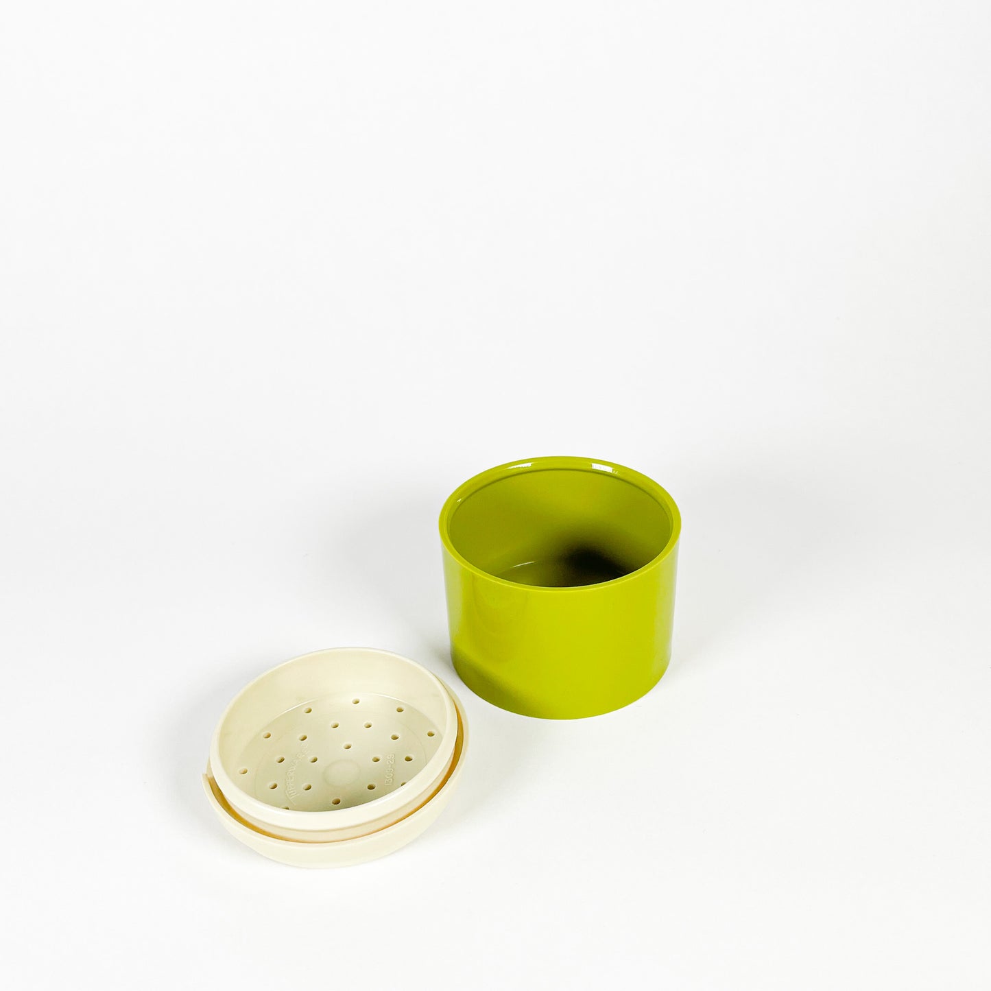 Ensemble de pots à épices Tupperware verts et bruns