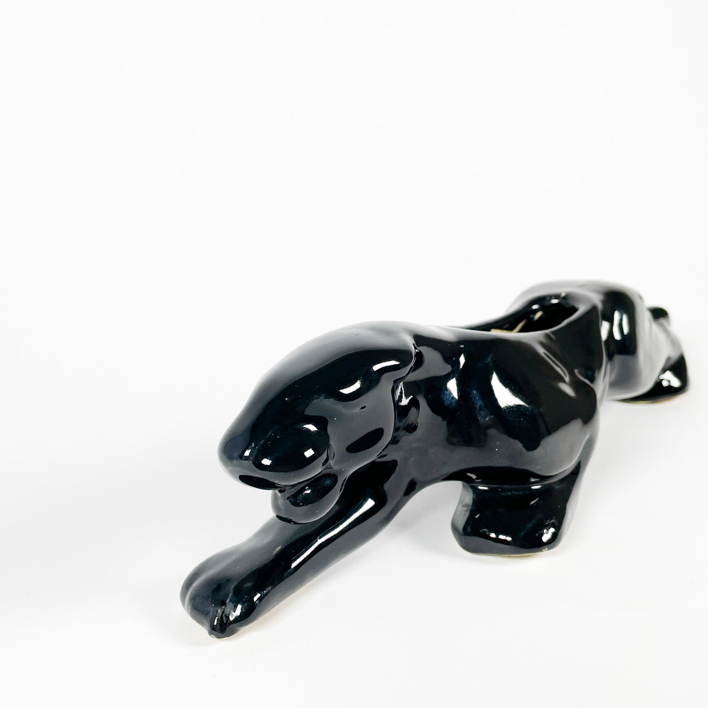 Ceramic black panther
