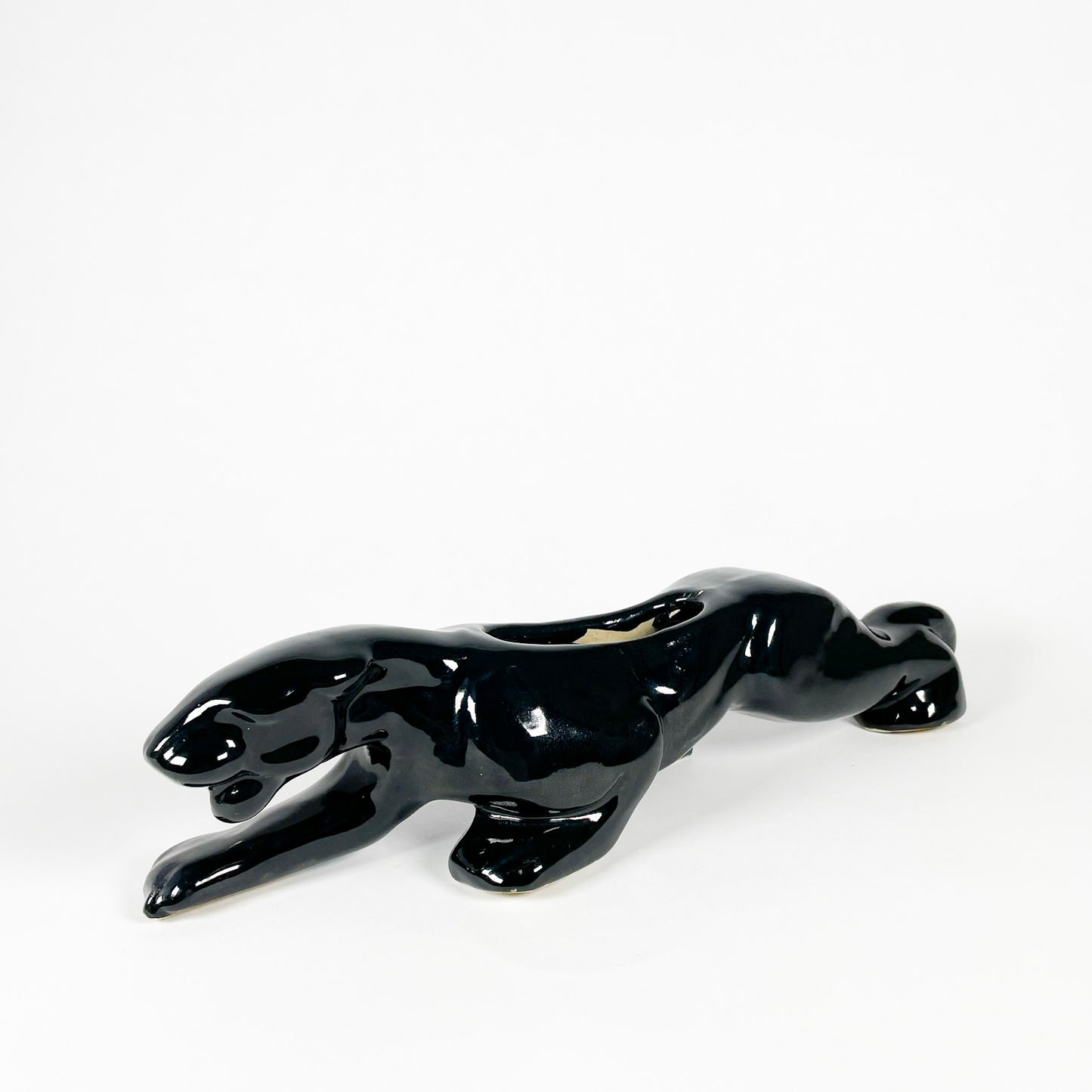 Ceramic black panther