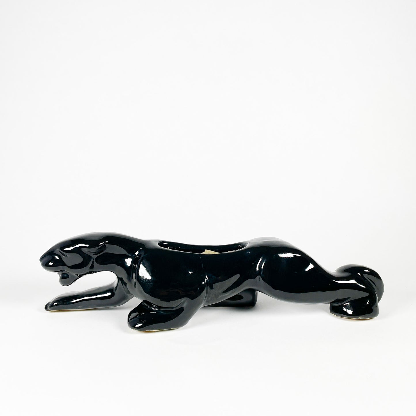 Ceramic black panther