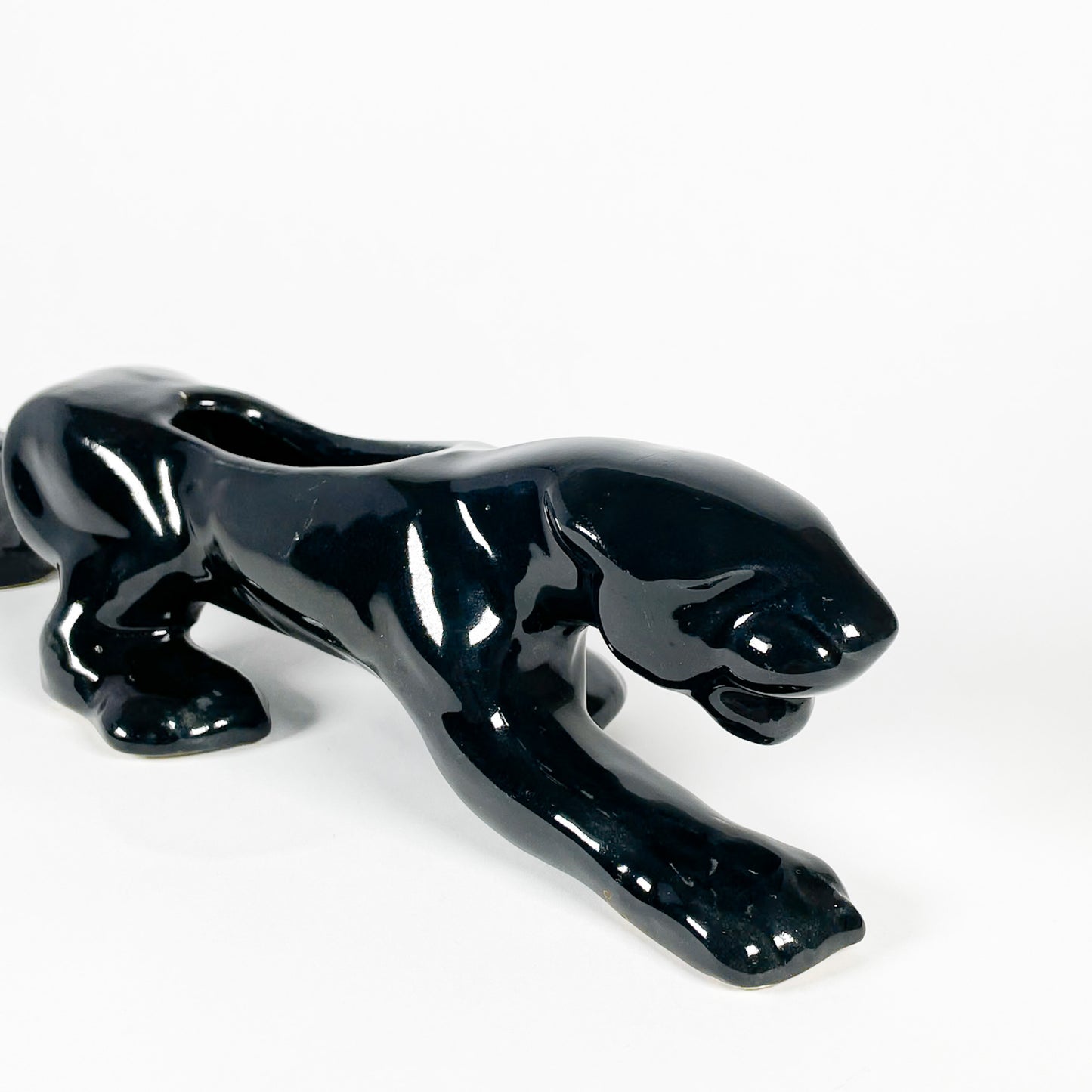 Ceramic black panther