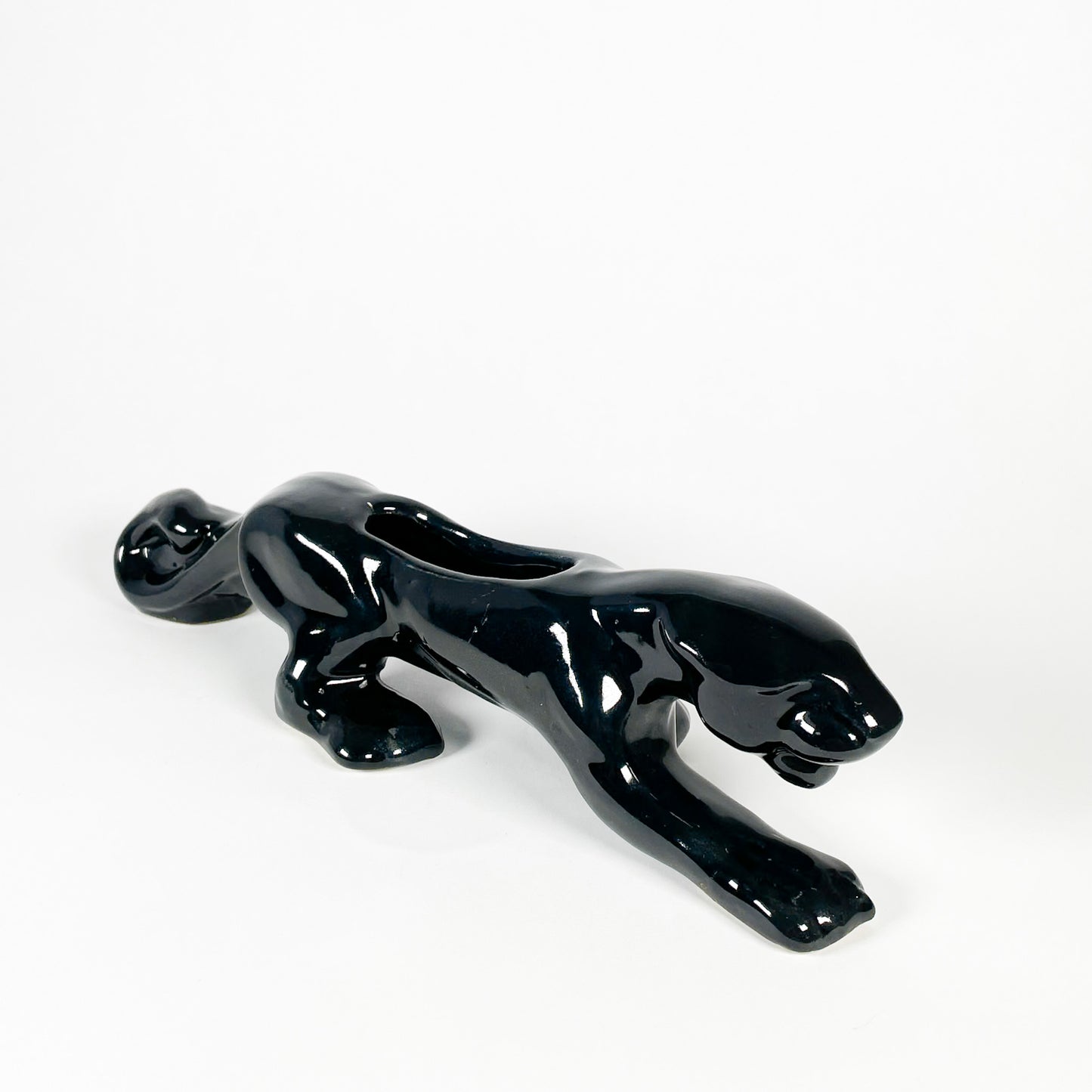 Ceramic black panther