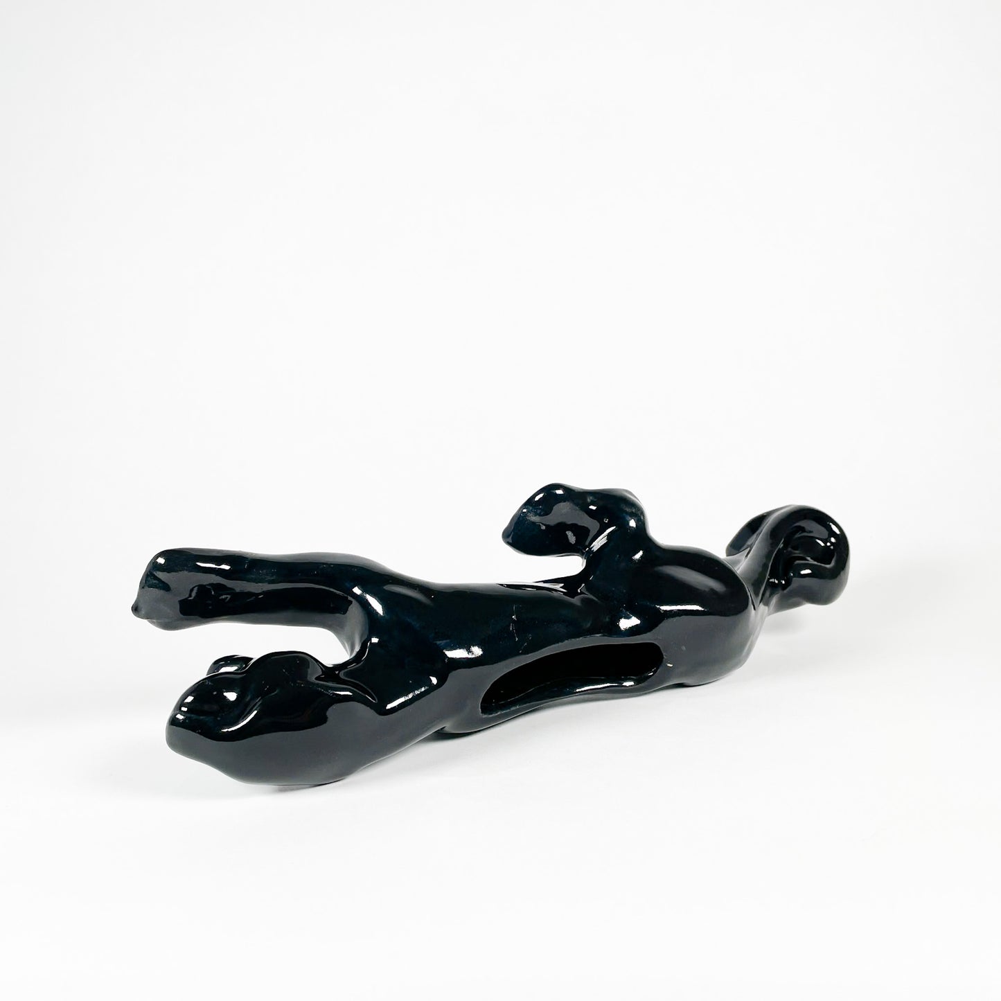 Ceramic black panther