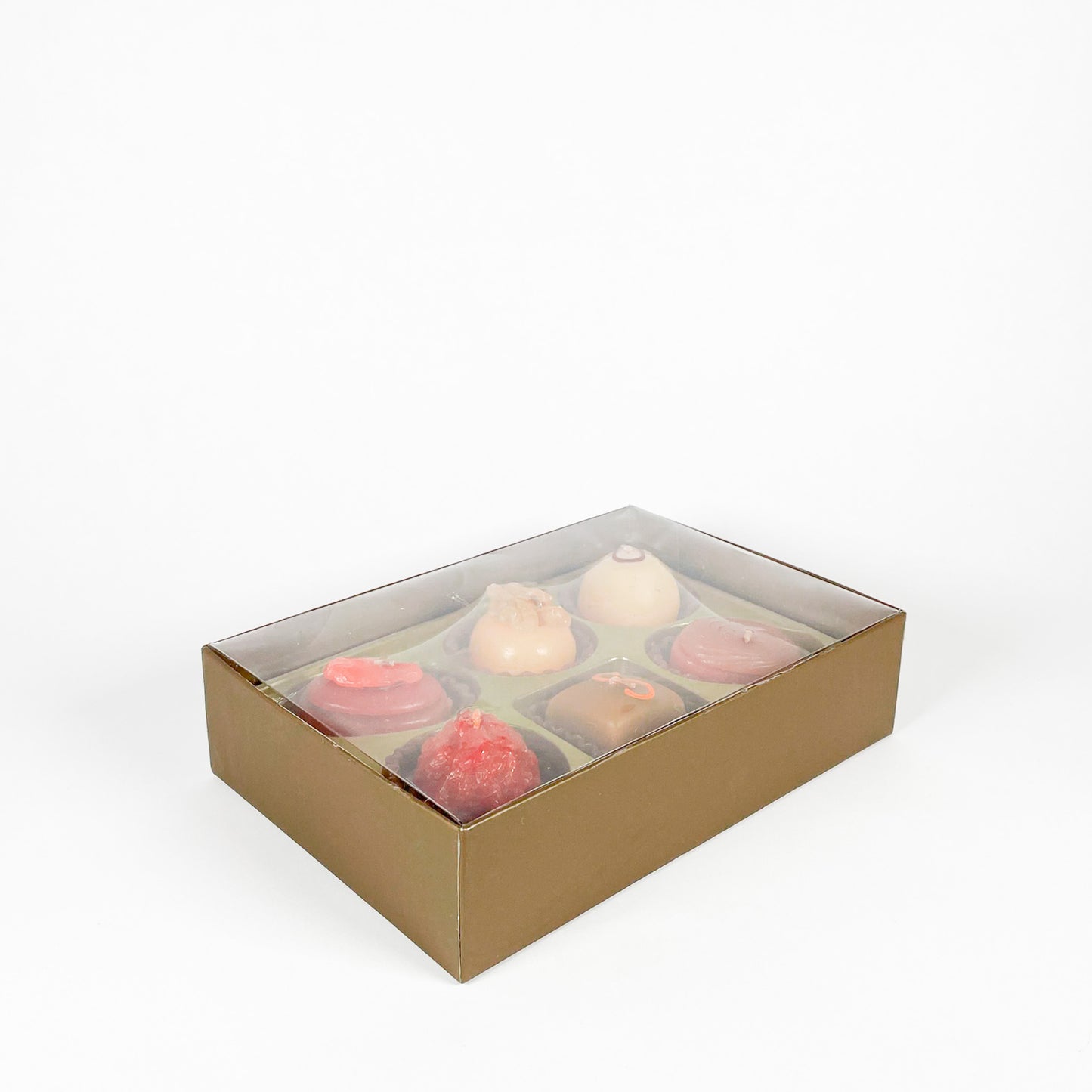 Bougies boite de chocolat
