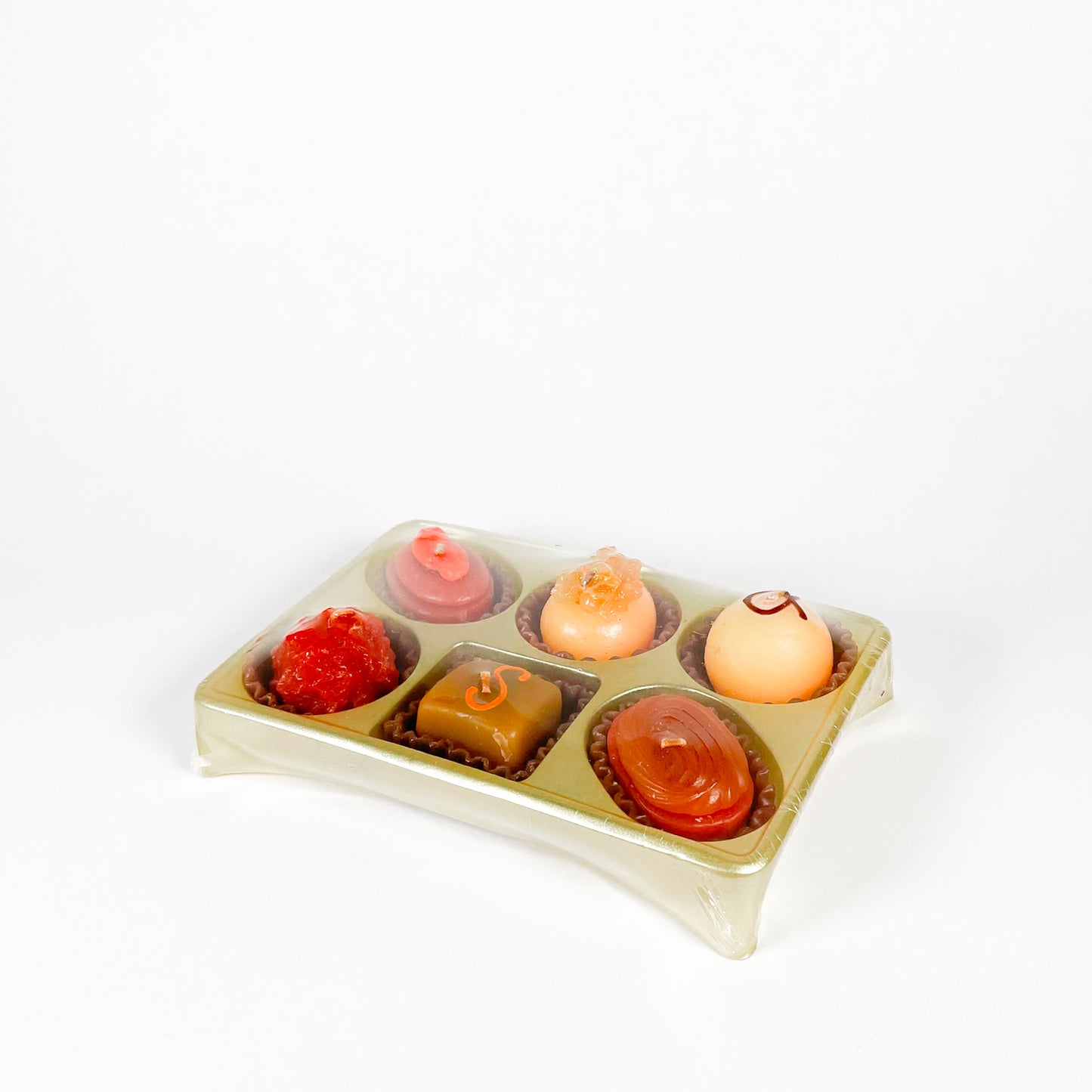 Bougies boite de chocolat