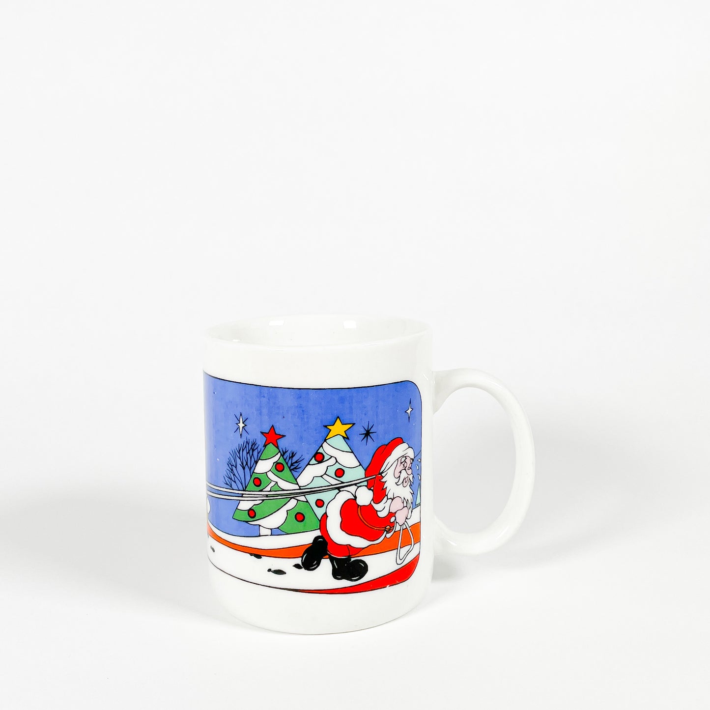 Santa Claus and his sleigh mug