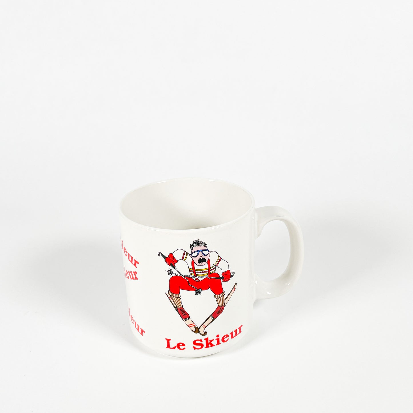 The Skier mug