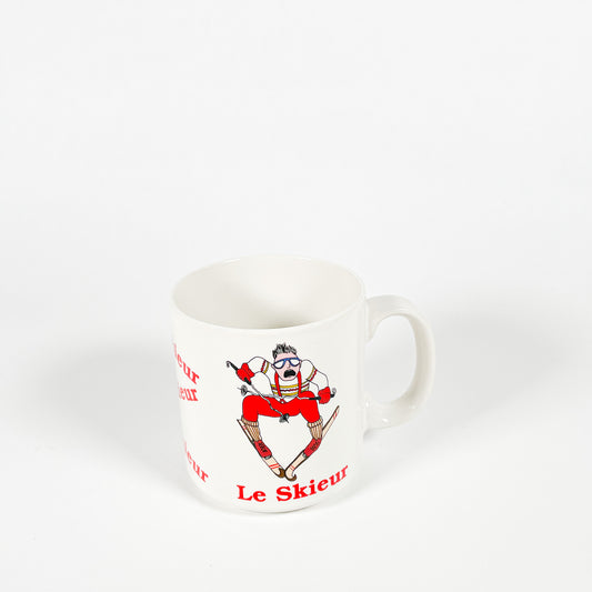 The Skier mug