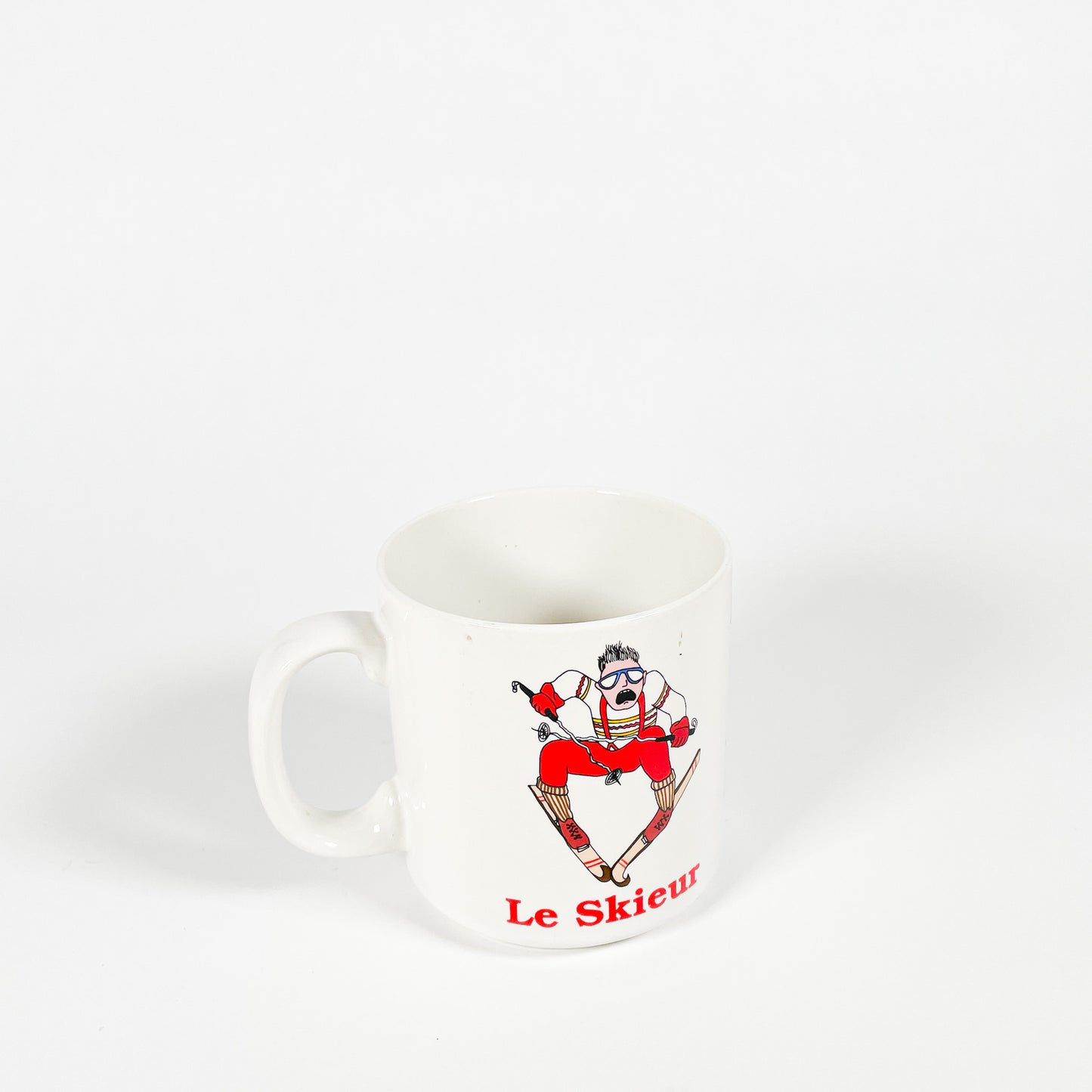 The Skier mug