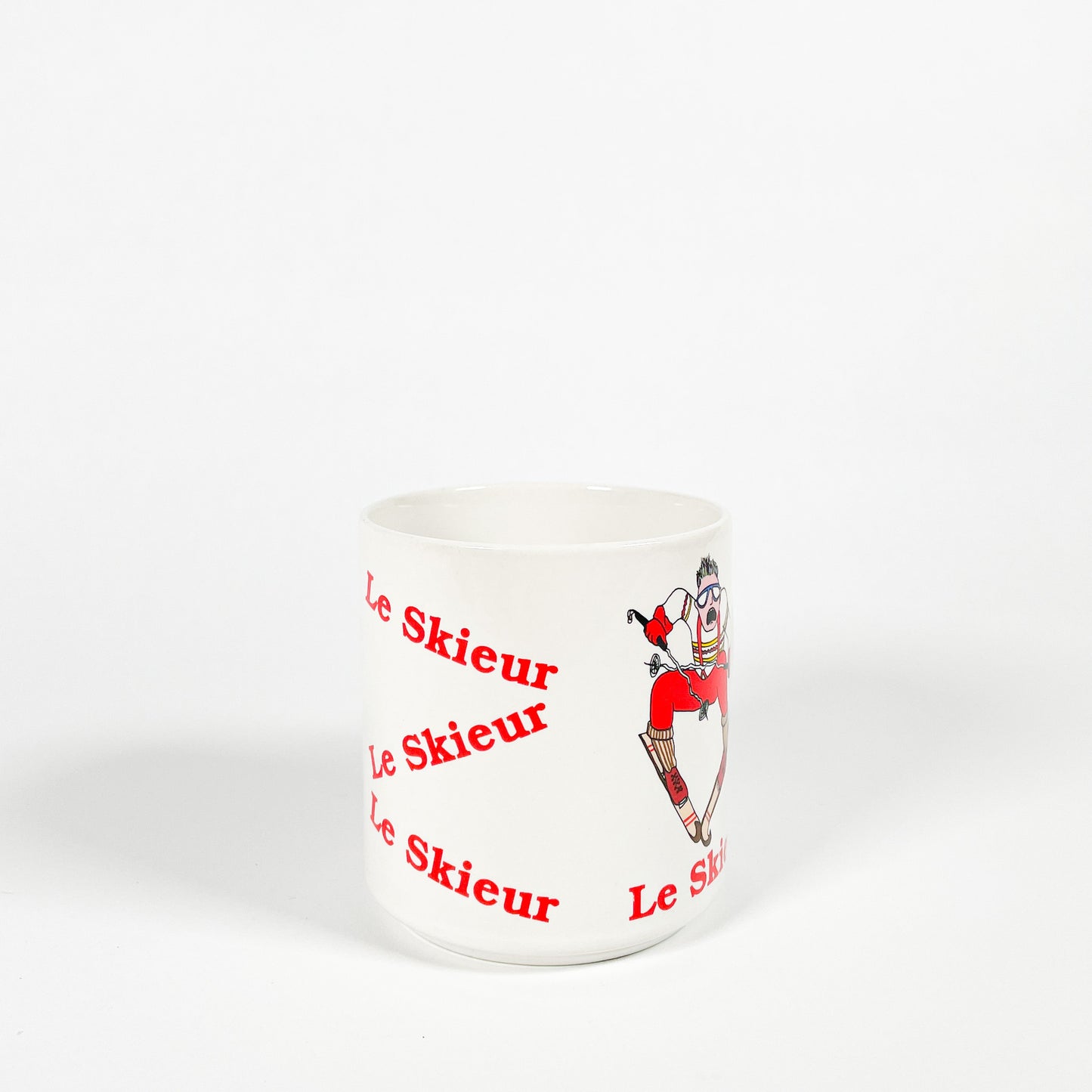 The Skier mug