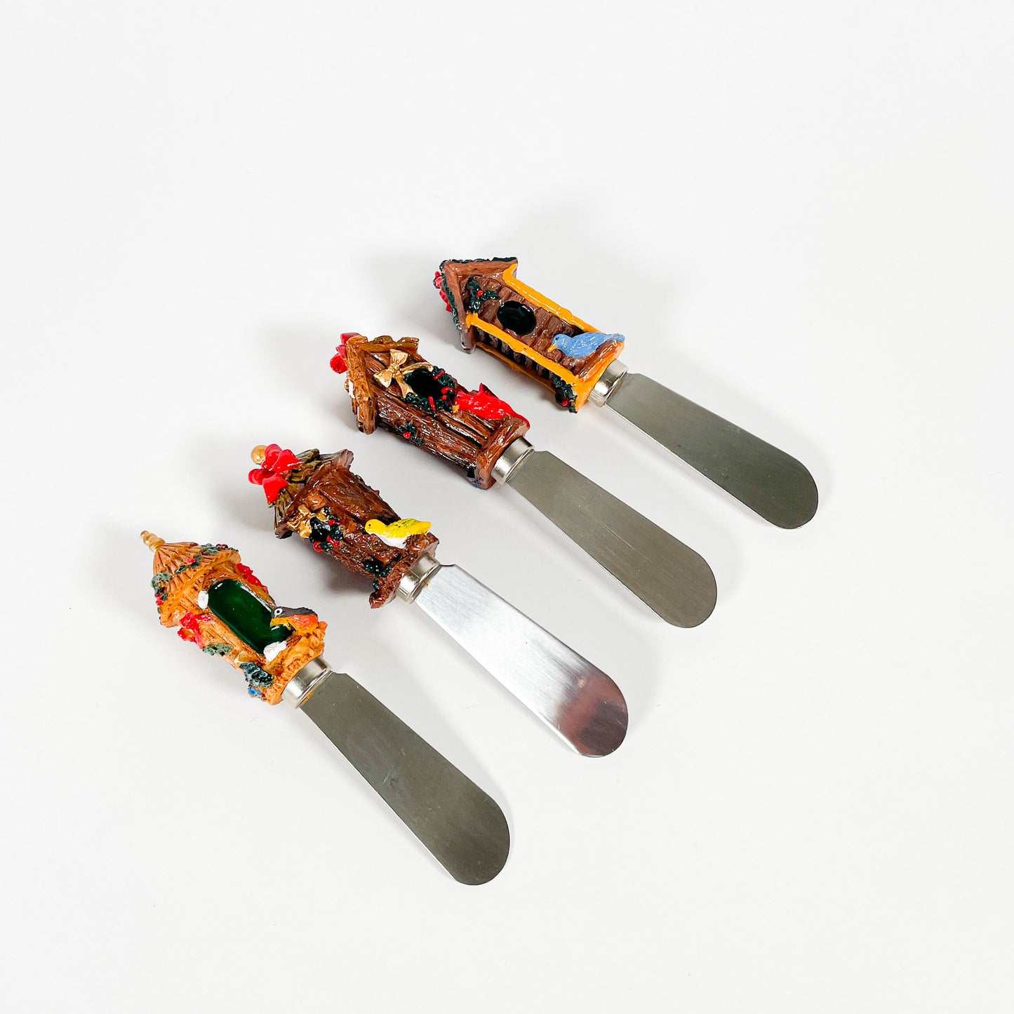 Christmas Bird Spreading Knives
