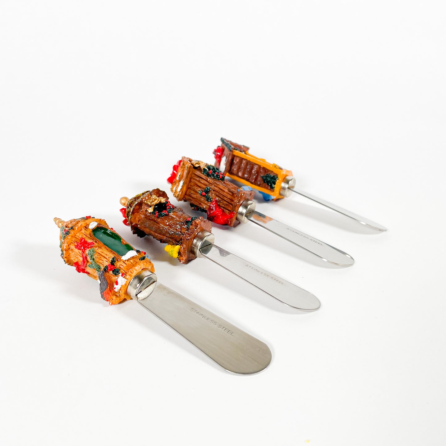 Christmas Bird Spreading Knives