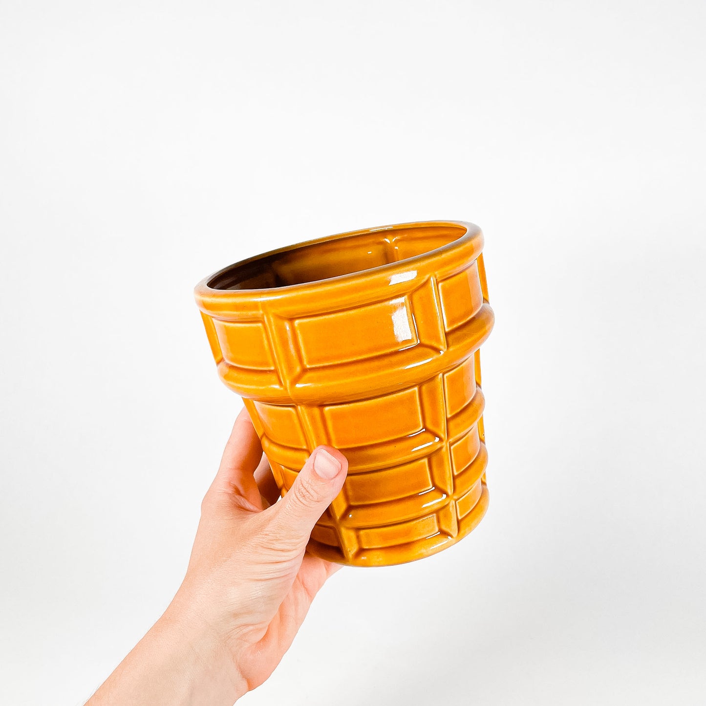 Cache-pot cornet de crème glacée