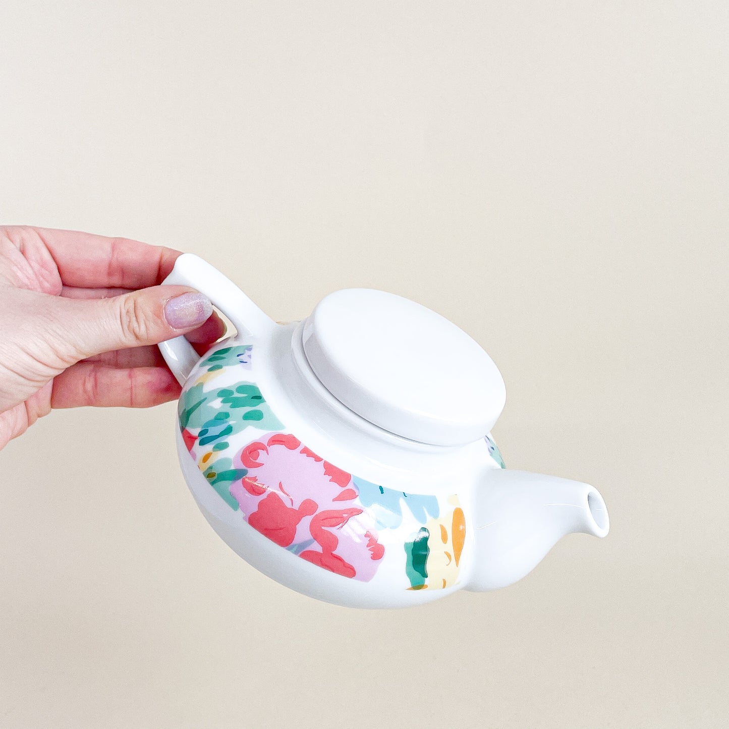 Small flower teapot